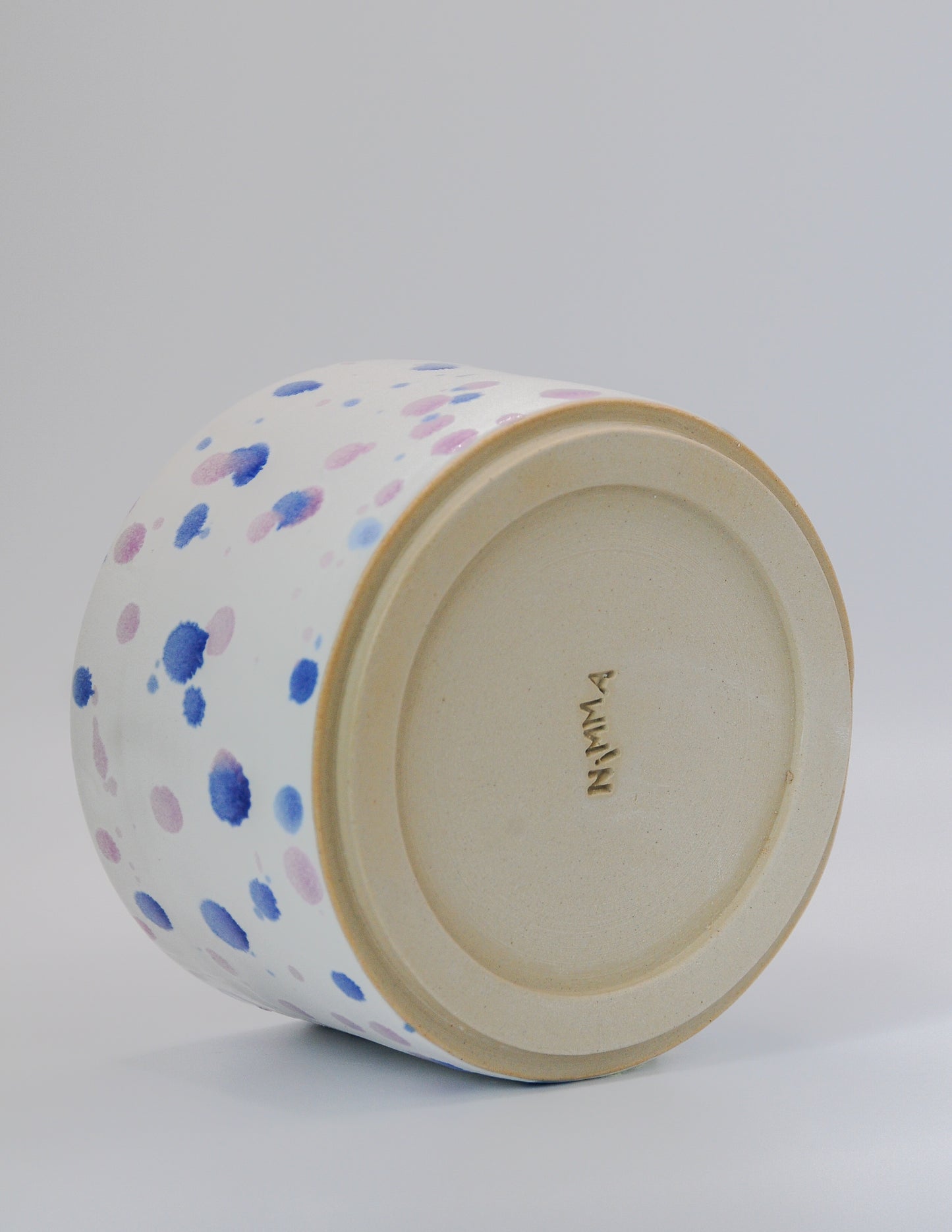 KONFETTI Becher lila blau