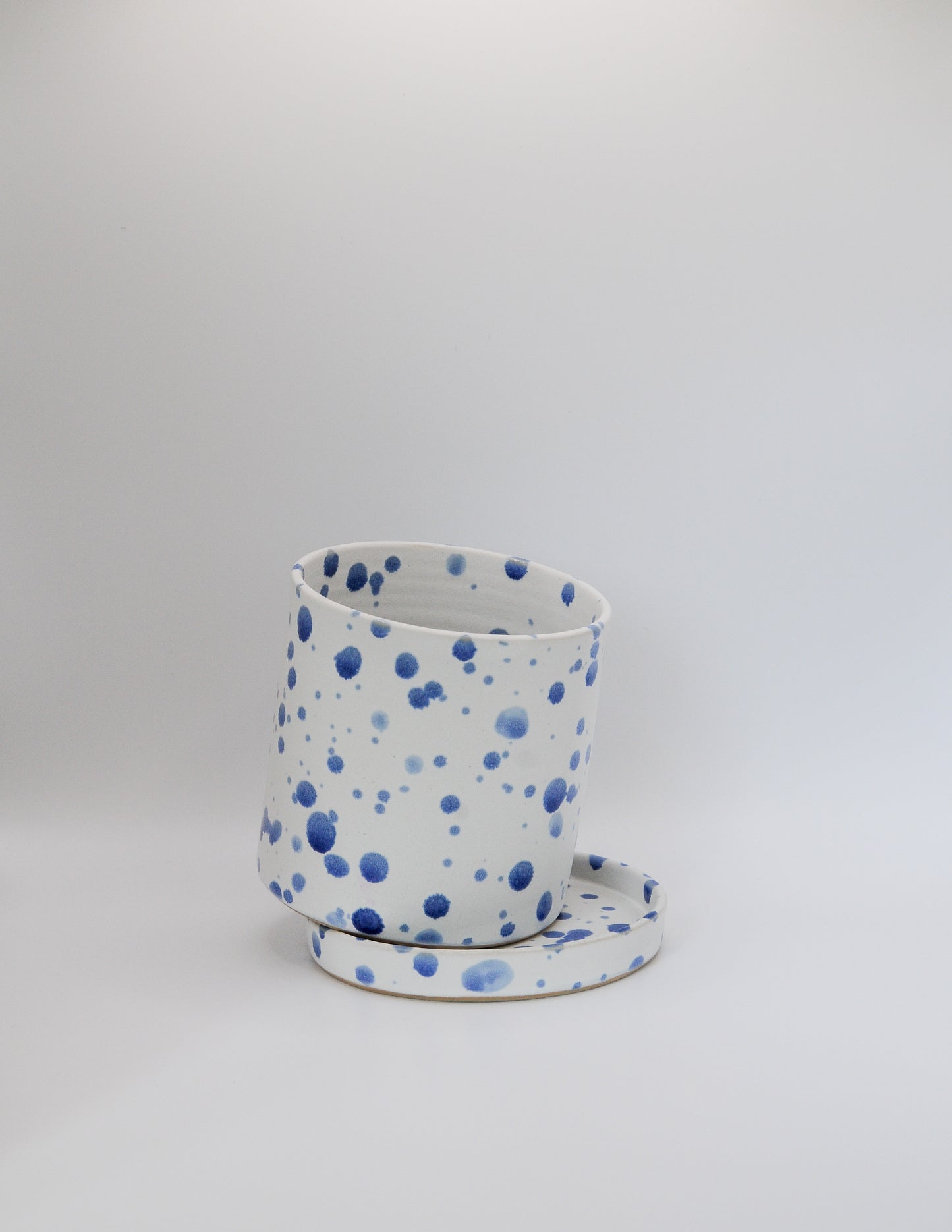 KONFETTI Becher mit Untertasse